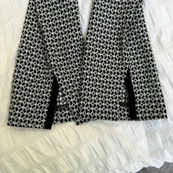 Anthropologie Womens Diamond Pattern Woven Textured Pant Size S